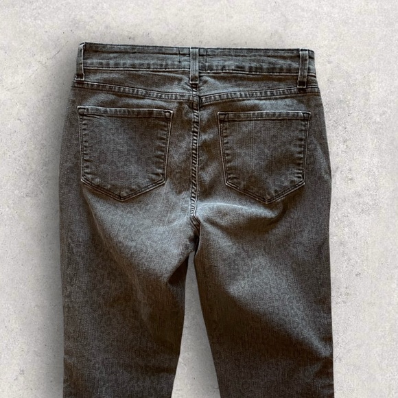 NYDJ Not My Daughter’s Jeans Denim Leopard    Black Stretch Great Condition! - Picture 4 of 15